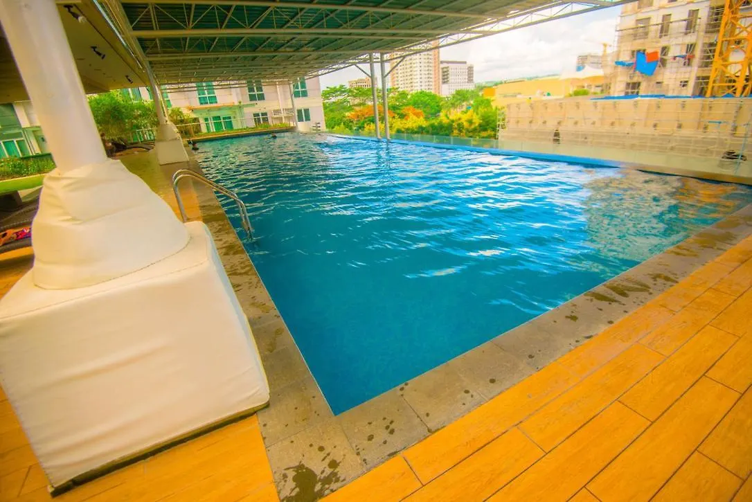 Bed & Breakfast Davao Stay Suites Studio With Samal View Apt2-1509, Ac, Wifi, Queen, Kitchen